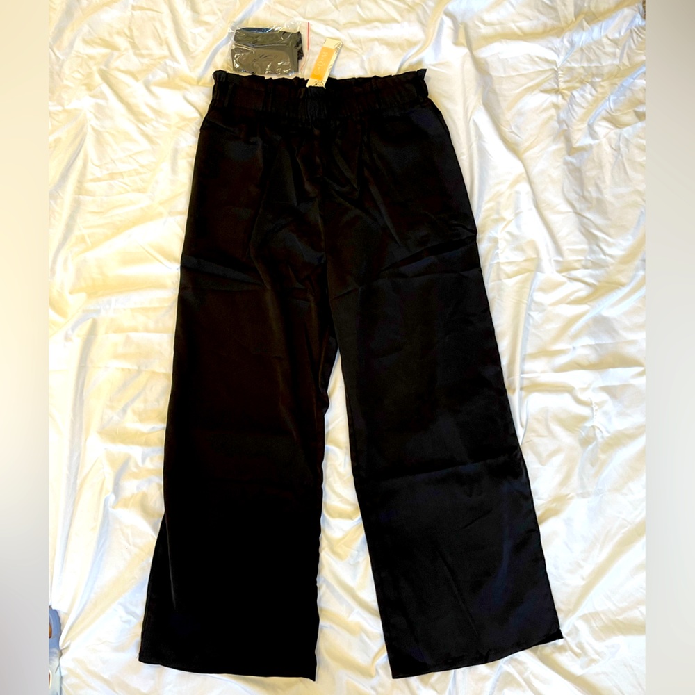 Paper Bag Tie Front Trousers - XL